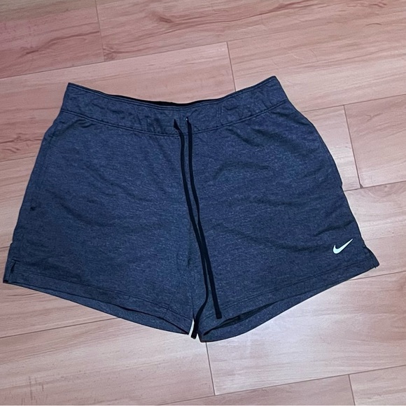Nike Women's Dark Gray Athletic Shorts - Picture 1 of 6